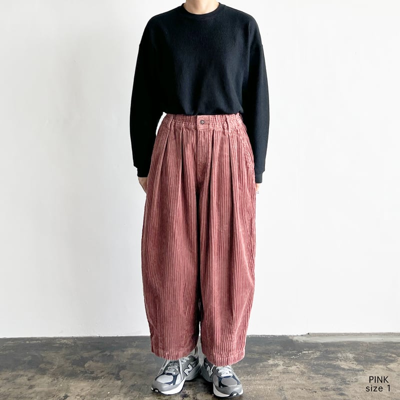 KAPITAL コーデュロイ サーカス パンツ BIG CORDUROY CIRCUS PANTS ビッグコーデュロイ サーカスパンツ A