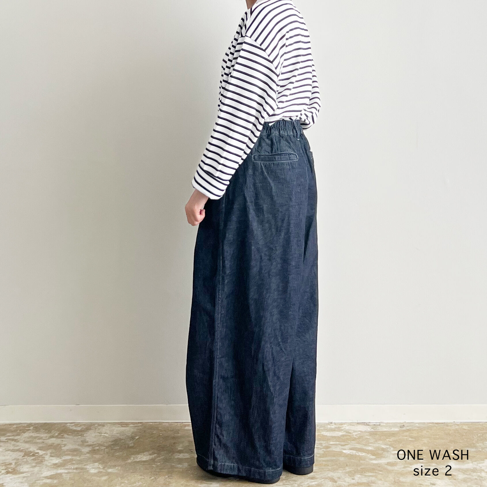 10oz DENIM CIRCUS BAGGY PANTS / ONE WASH 10ozデニ