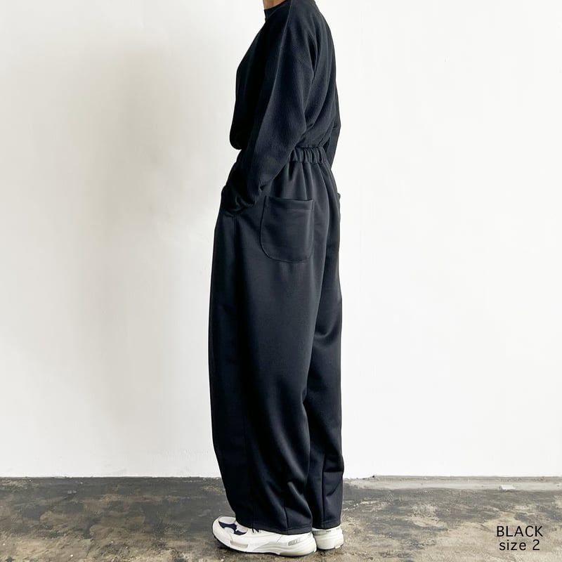 BACK PIQUE JERSEY EASY CIRCUS PANTS 裏カノコジャージ イ