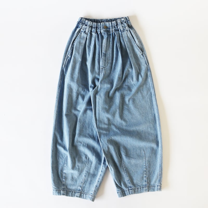 DENIM NARROW CIRCUS PANTS / LIGHT BLUE デニムサーカスパ