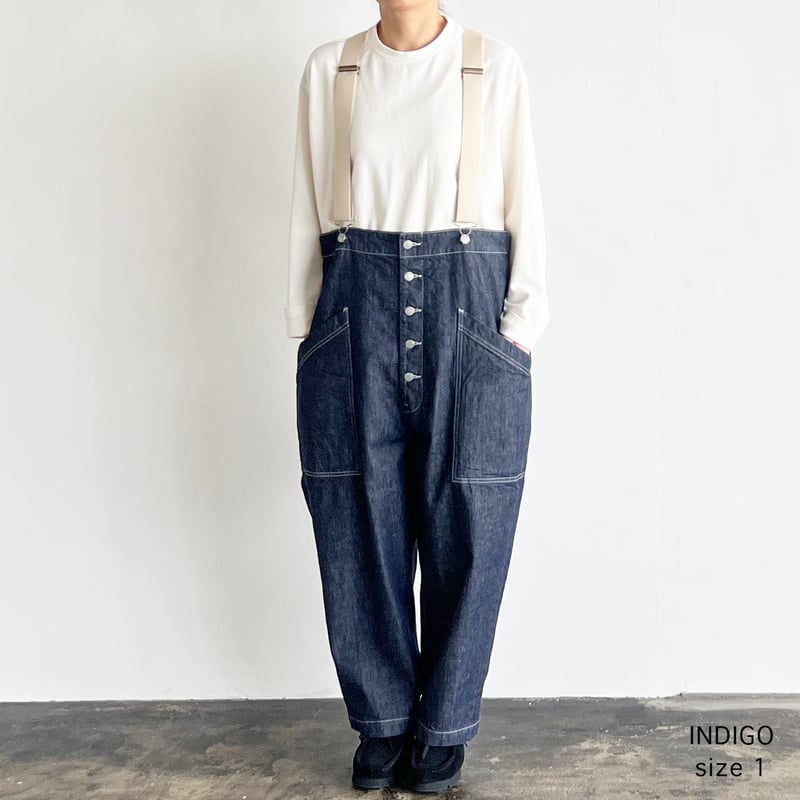 SUSPENDER GARDEN PANTS DENIM デニム サスペンダーガーデン