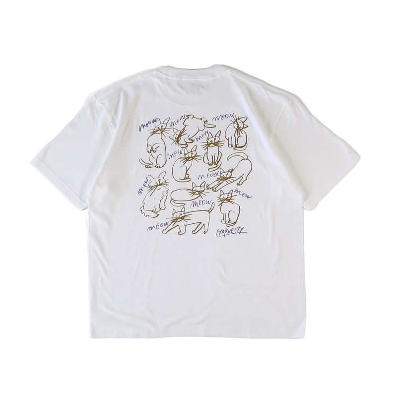 PRINTED BOX TEE【BACK/CAT-3】 プリントTシャツ A52612 |