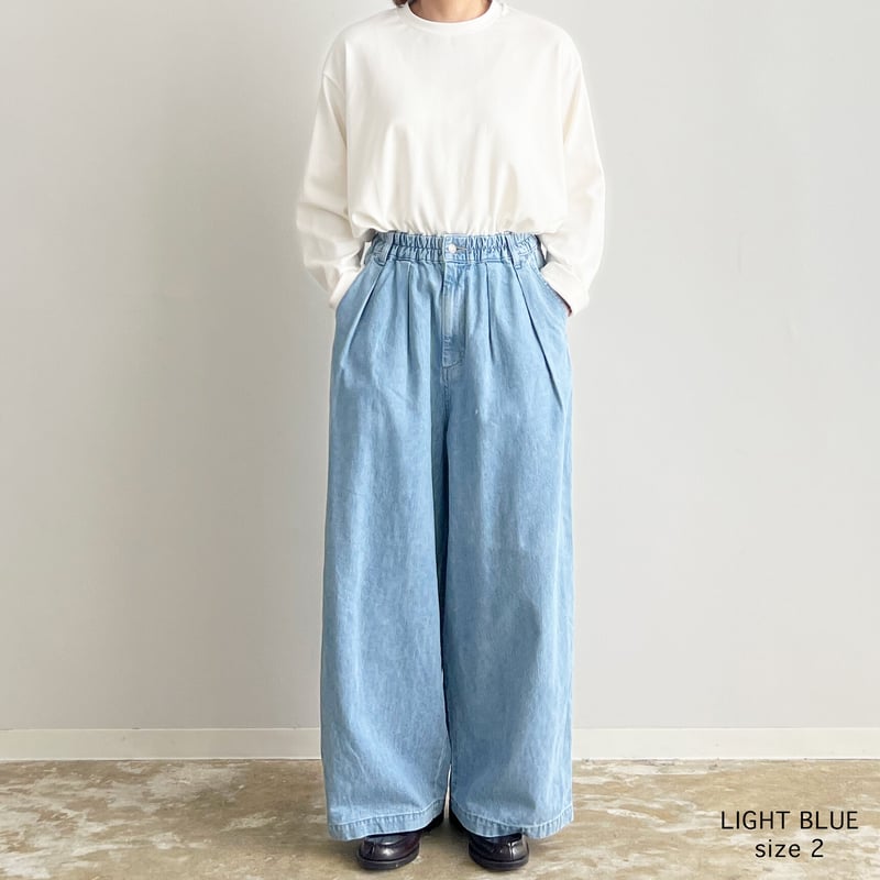 DENIM CIRCUS BAGGY PANTS デニムサーカスバギーパンツ / ライトブルー...