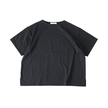 STRIPES JERSEY S/S BOAT NECK TEE  綿麻ストライプ 半袖ボートネックTシャツ  A52606