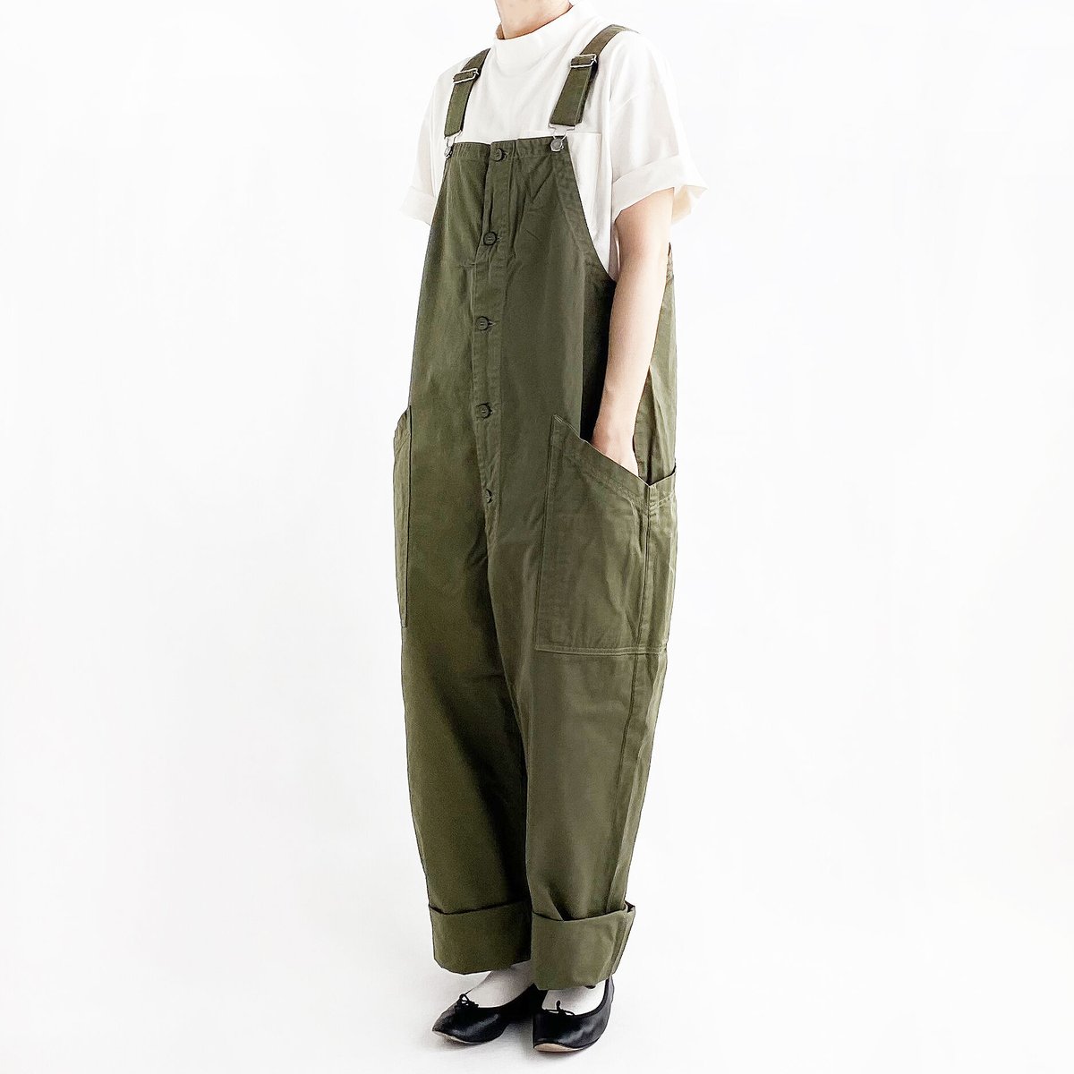 CHINO CLOTH OVERALLS チノ オーバーオール A12008 | HARV CHINO CLOTH OVERALLS チノ オーバーオール A12008 | HARV