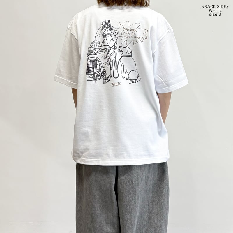 PRINTED BOX TEE【BACK/UNCLE&DOG】 プリントTシャツ A5261