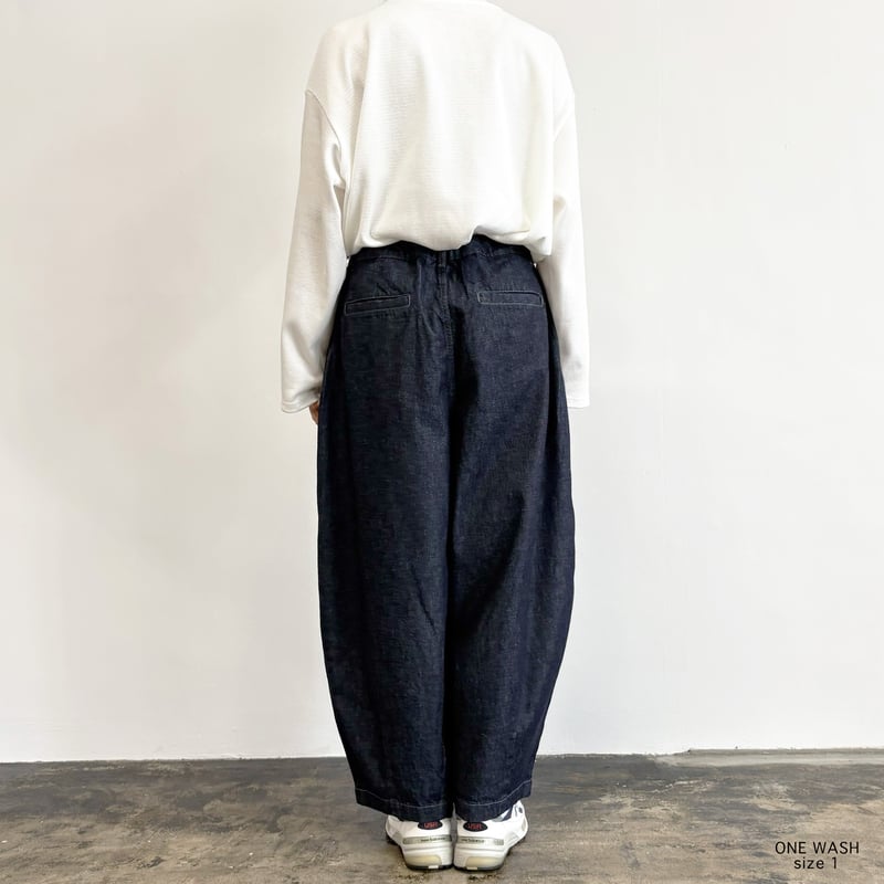デプス 撥水パンツ BIG DENIM CIRCUS PANTS (ONE WASH) ビッグデニムサーカスパンツ