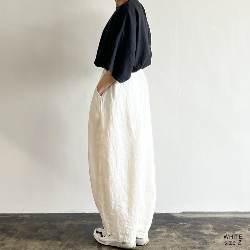 LINEN TWILL CIRCUS PANTS リネンチノ サーカスパンツ A12514