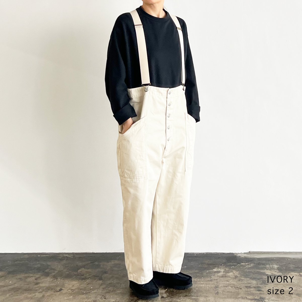 SUSPENDER GARDEN PANTS CHINO（チノ サスペンダー ...