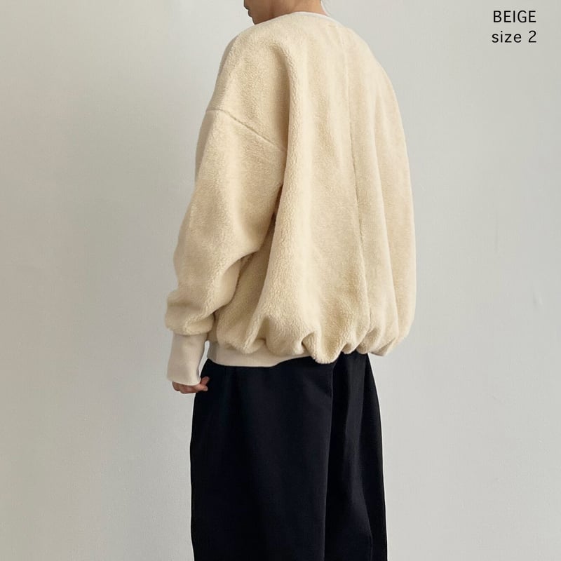 BOA FLEECE EGG PULLOVER（ボアフリース エッグプルオーバー）A52315