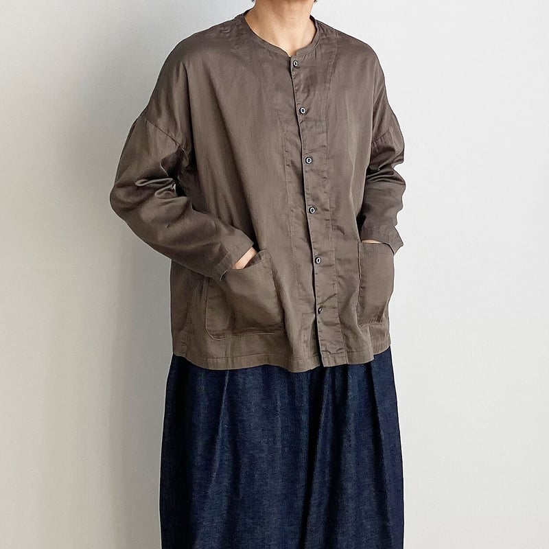 HARVESTY アトリエシャツ ATELIER SHIRTS A31801 ブラウス シャツ ネイビー レディース ハーベスティ【中古】5-0417M∞ HARVESTY アトリエシャツ ATELIER SHIRTS A31801 ブラウス