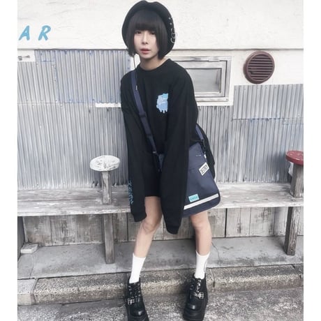 「天国みて辞めるか。」ビッグシルエットロンT