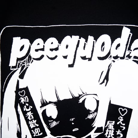 ピンクチラシビッグシルエットスウェット