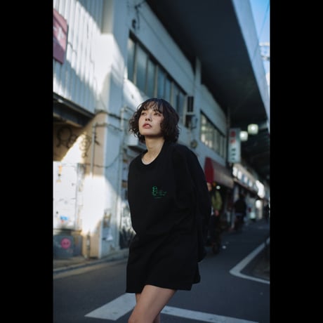 【受注生産】高円寺MAPロンT〜いっしょにおさんぽver〜　black