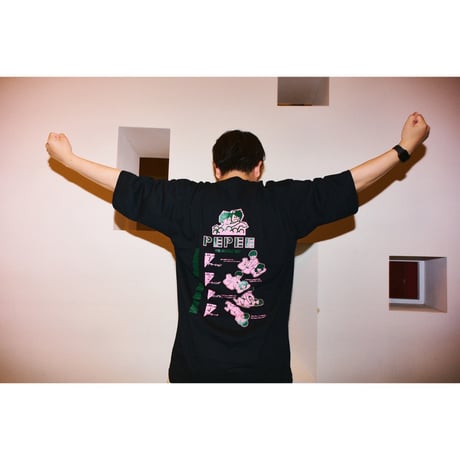 ぺぺローション×peequodコラボビッグシルエットtee