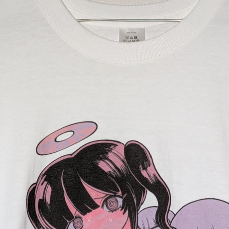 【予約販売】豚箱ゑる子コラボアイテム 『酒乱天使』（エンジェル・オートマタ）ビッグシルエットtee