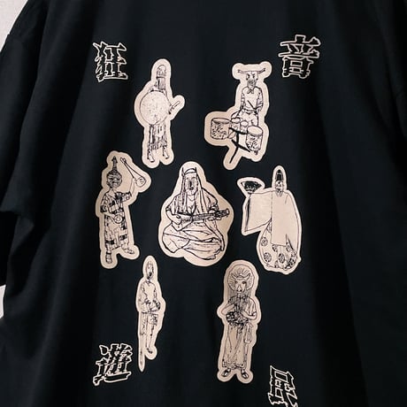 狂音遊民ビッグシルエットtee