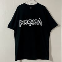 peequodロゴビッグシルエットTシャツ