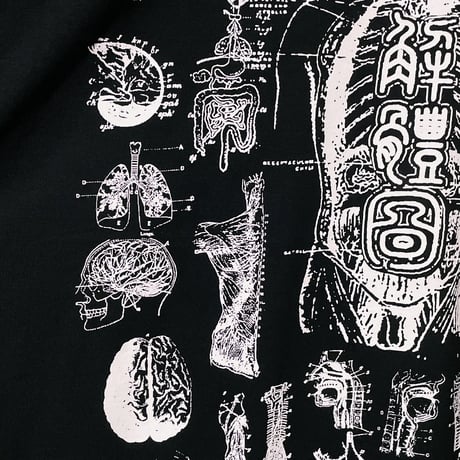 解体シン書大版印刷ビッグシルエットtee
