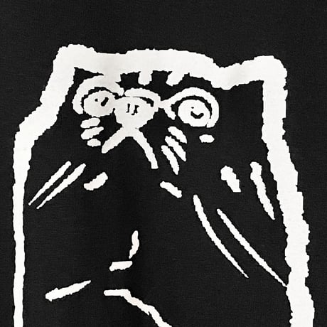 デカ高級猫ビッグシルエットtee