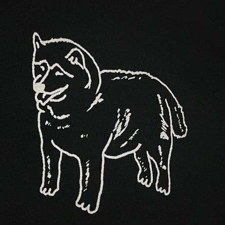 心安らかな犬ビッグシルエットロンT