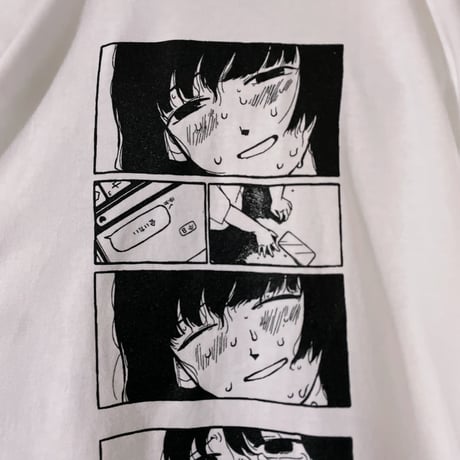 Daoko×小骨トモ×peequodコラボ「捨てちゃってね」ロンT white