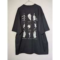 骨具×peequod ビッグシルエットtee