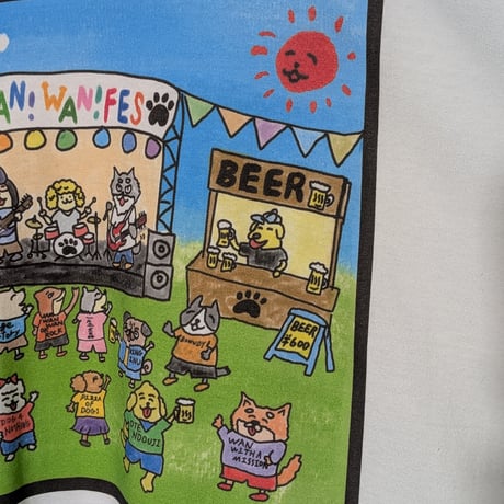 【予約販売】トロピカルわんわんフェスティバル🐾ビッグシルエットtee