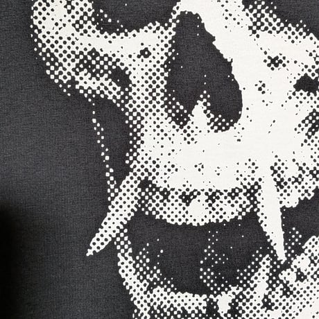骨能面“般若”大判印刷ビッグシルエットtee