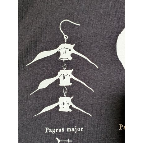 骨具×peequod ビッグシルエットtee