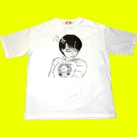 小骨トモ× peequod 顔射少女ビッグシルエットtee