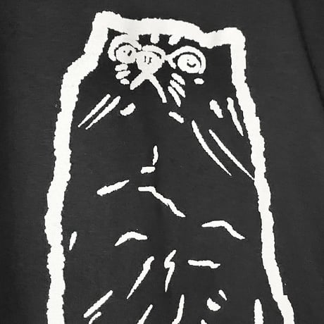 デカ高級猫ビッグシルエットtee