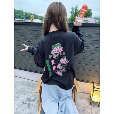 ぺぺローション×peequodコラボビッグシルエットロンT