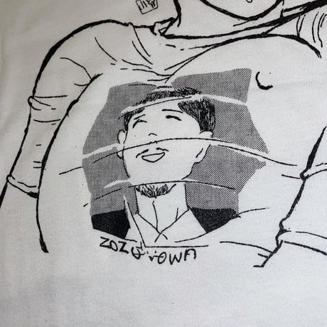 小骨トモ× peequod 顔射少女ビッグシルエットtee