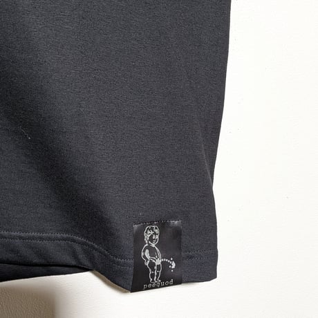 骨能面“小面”大判印刷ビッグシルエットtee