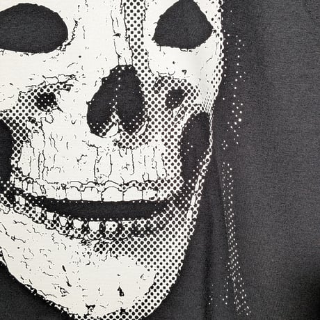 骨能面“小面”大判印刷ビッグシルエットtee