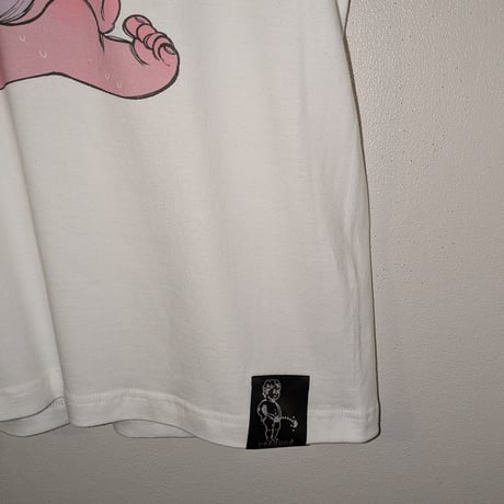 【予約販売】豚箱ゑる子コラボアイテム 『酒乱天使』（エンジェル・オートマタ）ラグランtee