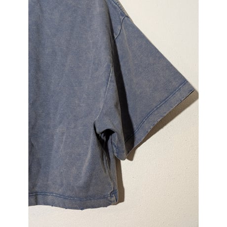 peequod白鯨ロゴ刺繍クロップドトップス