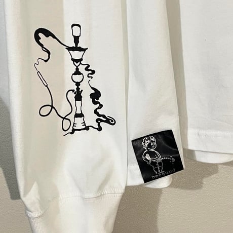 ゆるふわぴんくチャン×peequodコラボ“シシャどくろ”ロンT