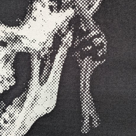 骨能面“般若”大判印刷ビッグシルエットtee