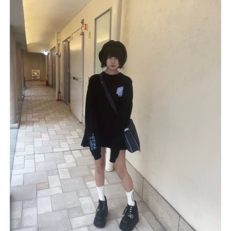 「天国みて辞めるか。」ビッグシルエットロンT