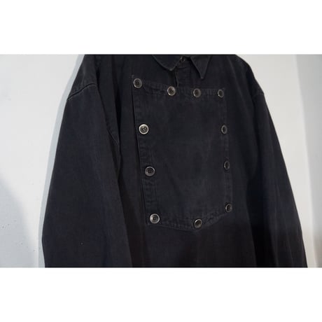 USED めちゃデカデニムシェフシャツ