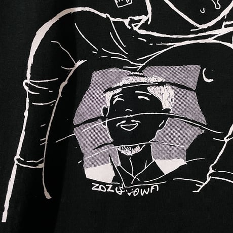 小骨トモ× peequod 顔射少女ビッグシルエットtee