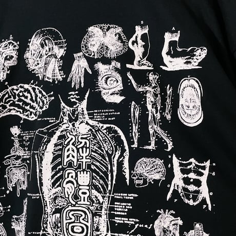 解体シン書大版印刷ビッグシルエットtee