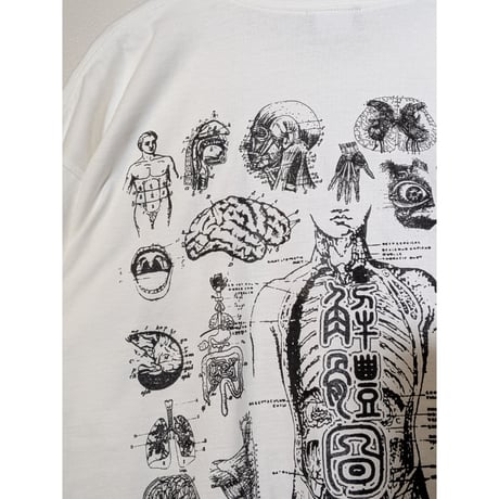 解体シン書大版印刷ビッグシルエットtee