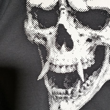 骨能面“般若”大判印刷ビッグシルエットtee