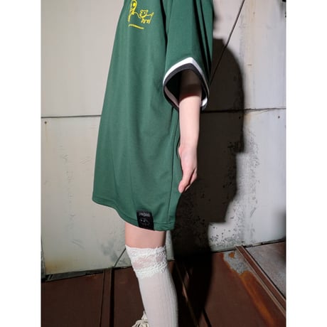 高円寺MAPゲームシャツ〜いっしょにおさんぽver〜 green