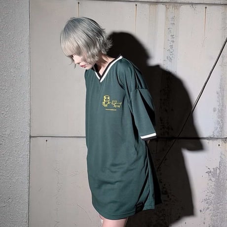 高円寺MAPゲームシャツ〜いっしょにおさんぽver〜 green