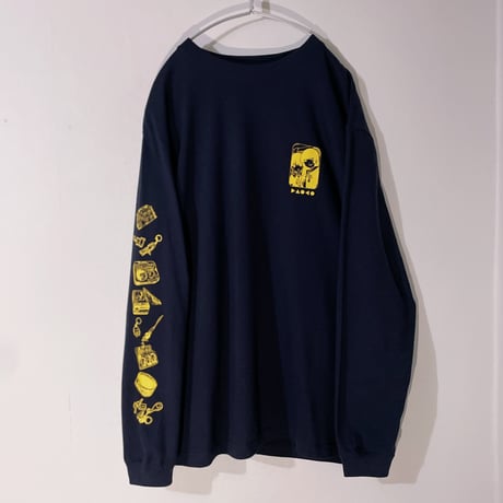 Daoko×小骨トモ×peequodコラボ「捨てちゃってね」ロンT navy