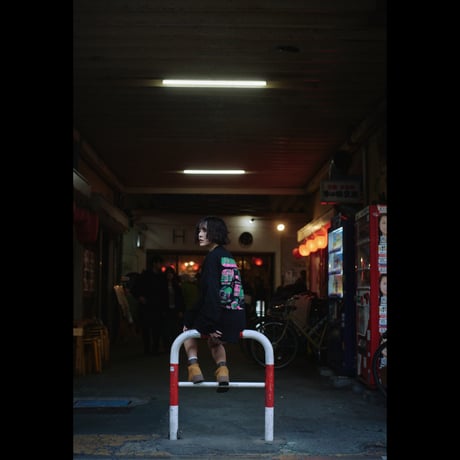 【受注生産】高円寺MAPロンT〜いっしょにおさんぽver〜　black